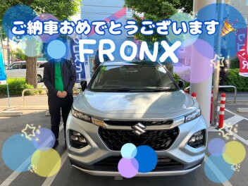 フロンクスご納車させていただきました！